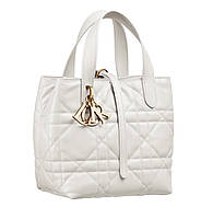 Dior Toujours Vertical Nano Tote Bag White