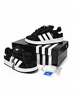 Adidas Campus 00s Premium  • Black White •