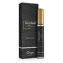 Чоловіча туалетна вода Orgie SENSFEEL + афродизіак, ефективна феромон-технологія, 10 мл