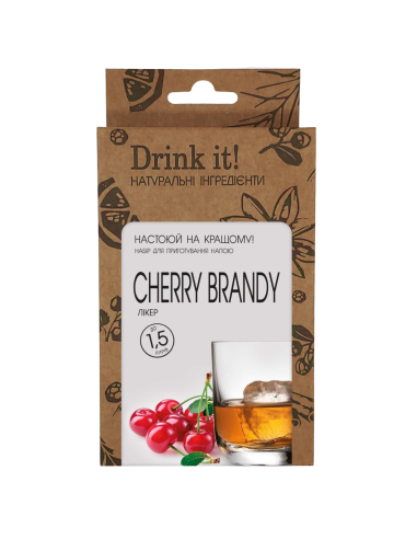 Набір для настоювання Drink it Cherry Brandy до 1,5 літра, фото 1