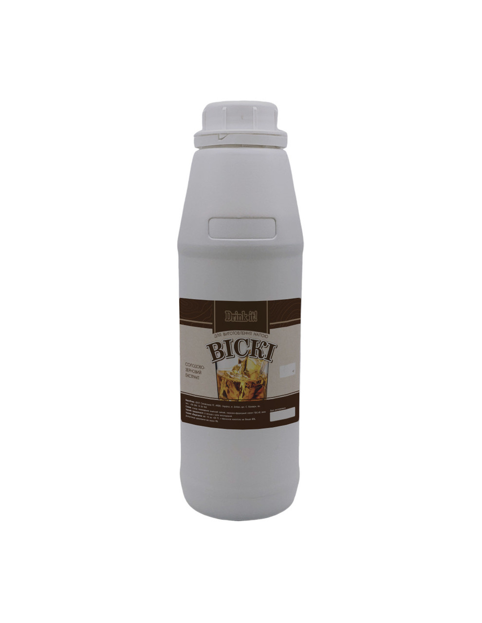 Солодово-зерновий екстракт Drink it Віскі 1,2 кг, фото 1
