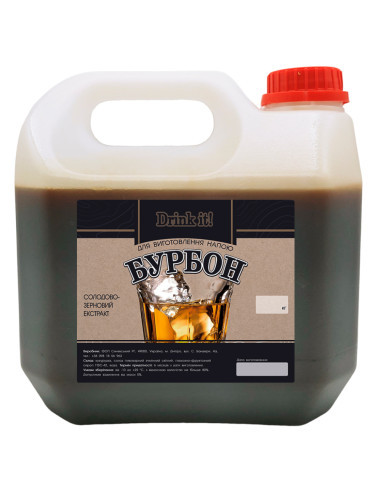 Солодово-зерновий екстракт Drink it Бурбон 4 кг, фото 1