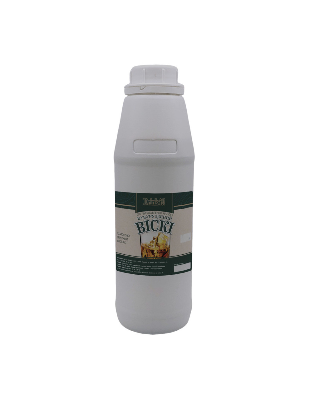 Солодово-зерновий екстракт Drink it Кукурудзяний віскі 1,2 кг, фото 1