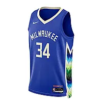 Urbanshop com ua Майка чоловіча Nike Milwaukee Bucks Jersey City 22 (DO9600-480) РОЗМІРИ ЗАПИТУЙТЕ