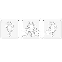 Ерекційне кільце у вигляді диявола Adrien Lastic Devol Cock Ring з вібрацією, червоне, фото 3