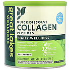 Great Lakes Wellness, швидкорозчинні пептиди колагену, для здоров’я, без ароматизаторів, 198 г (7 унцій)