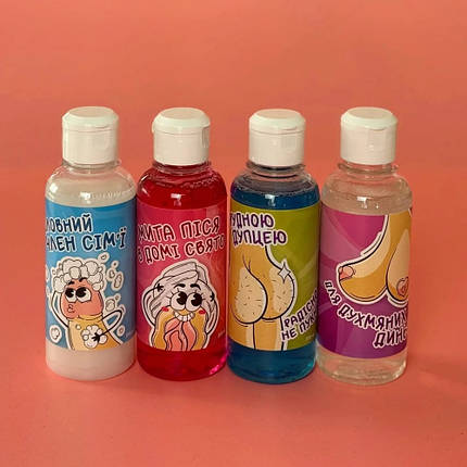 Гель для душу VidDushi ,,Брудною попкою радісно не пукнеш,, з ароматом авокадо та гуарани, 200 мл, фото 2