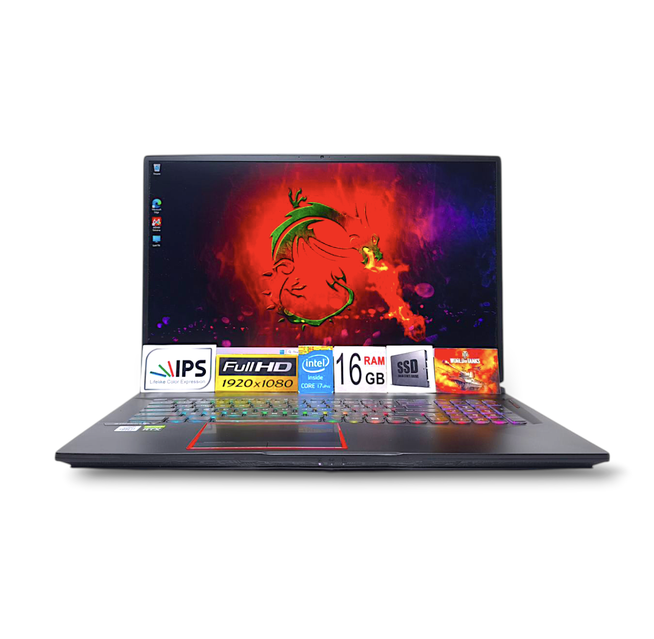 Ноутбук MSI Raider 17.3 IPS 144Hz Core  i7-10750H 16GB DDR4 SSD512GB Nvidia RTX 2070 8GB