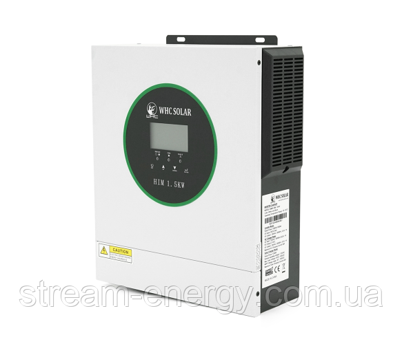 Гібридний інвертор HIM-1.5KW, 1500W, 24V, струм заряду 0-40A, 30-150V, MPPT (80А, 150 Vdc), фото 1