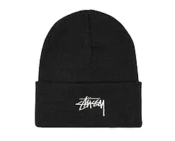 Urbanshop com ua Шапка Stussy Stock Cuff Beanie (1321020SJ-BLACK) РОЗМІРИ ЗАПИТУЙТЕ