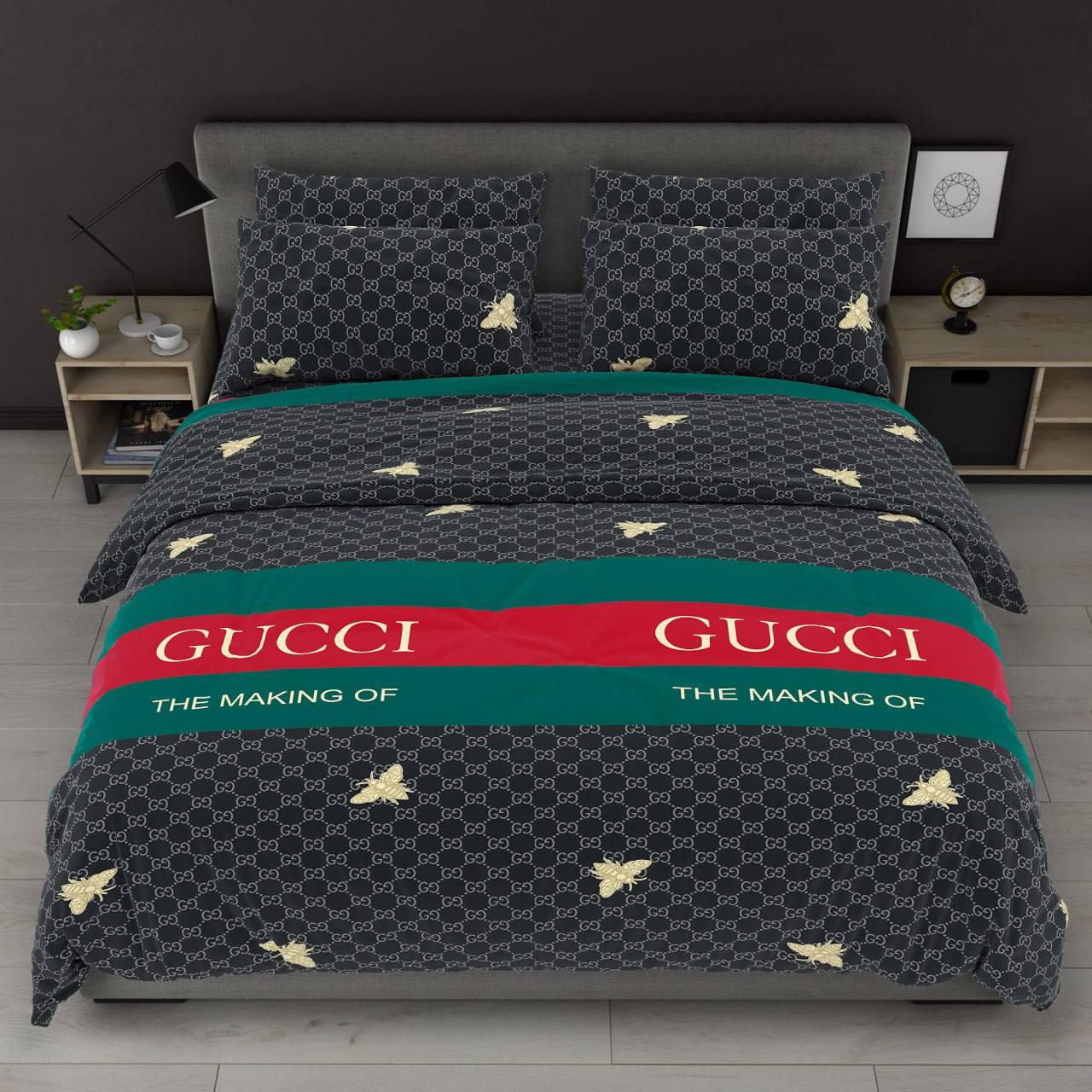 Наволочка на блискавці 70х70 (Бязь) | Від виробника "Королева Ночі" | Бренд на темно-сірому, фото 1