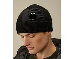Urbanshop com ua Шапка C.P. Company Extrafine Merino Wool Lens Beanie (17CMAC297A-005509A-999) РОЗМІРІ