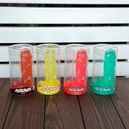 Льодяник у формі пеніса VidDushi BIG зі смаком лікеру Бейліс (без цукру), 135 гр, фото 3