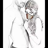 Маска БДСМ з металевими заклепками Roomfun Bedroom Compliance Kit срібляста kitty.in.ua, фото 3