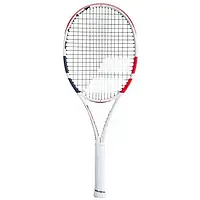Urbanshop com ua Тенісна ракетка Babolat Pure Strike 100 Unstr White/Red/Black No Cover Gr3 (101400-323)