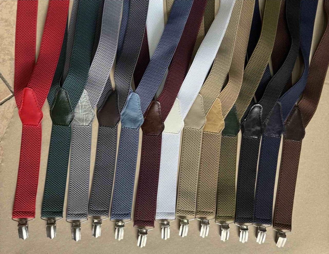 Підтяжки класичні 3.5см Y-подібні на 3 кріплення Польща, фото 1