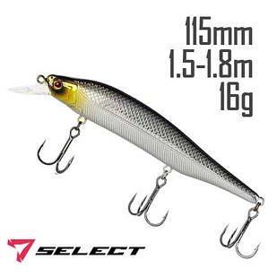 Воблер Select Messer 115SP 115mm 16.0g #07 (1.5-1.8m)
