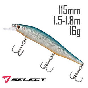 Воблер Select Messer 115SP 115mm 16.0g #34 (1.5-1.8m)