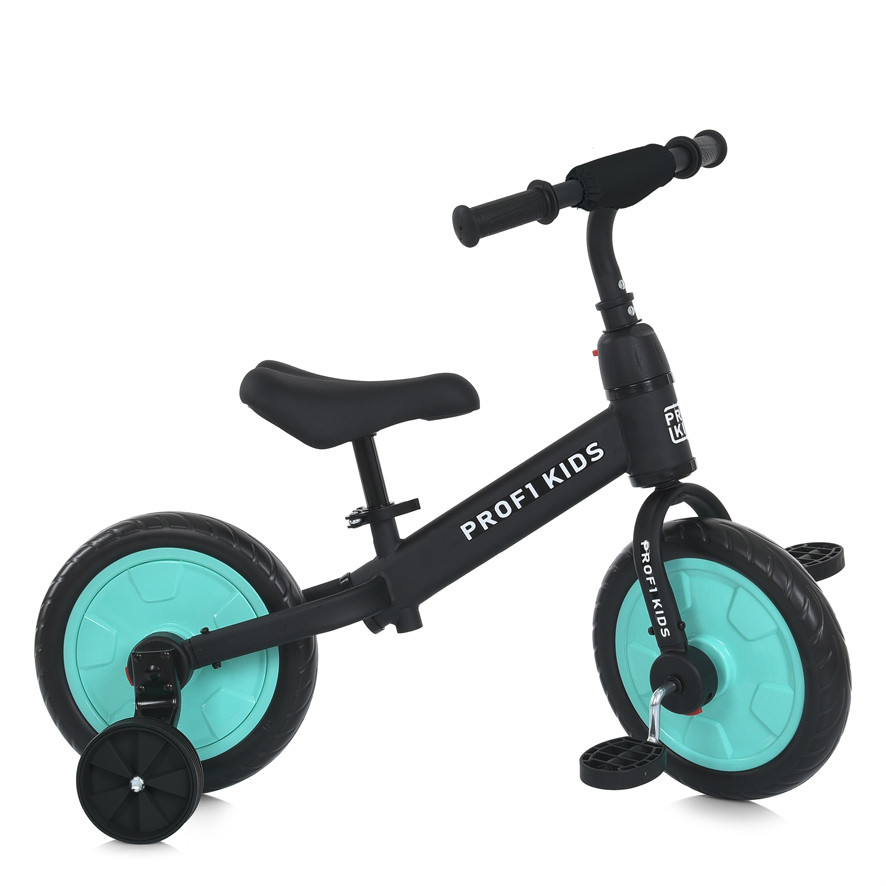Велосипед-біговел дитячий PROFI KIDS 12 д. MBB 1012-1 (1шт) кол.EVA, 2в1, педалі, дод. колеса,, фото 1