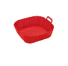 Силіконова форма для аерогрилю мультипечі ребриста REN-37 16.5 см червоний, фото 2
