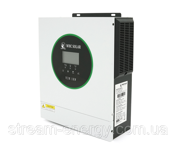Гібридний інвертор HIM-1KW, 1000W, 12V, струм заряду 0-40A, фото 1