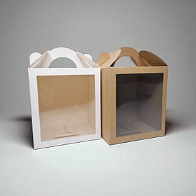 Коробки для паски, панетона, пряникового будиночка (115х120х140мм.)