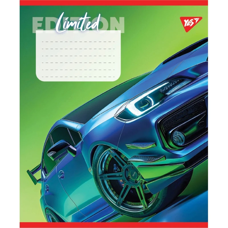 Зошит шкільний в клітинку 18 аркушів Yes, Limited edition (5 видів), фото 1
