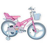 Дитячий магнієвий 18 Mars Princess велосипед із литими дисками рожевий для дівчинки, фото 2