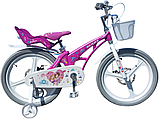 Дитячий магнієвий 20 Mars Princess велосипед із литими дисками рожевий для дівчинки, фото 8
