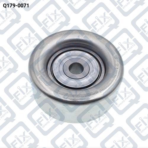 Ролик обвідний Q-FIX Q179-0071, Mitsubishi Lancer VIII, Outlander III 2008- OEM 1341A051