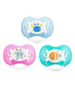 Пустушка силіконова кругла 6-18 місяців Canpol babies Nature, фото 1