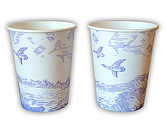 Паперові стаканчики KOZA Style  Гуси  250мл 10шт/уп