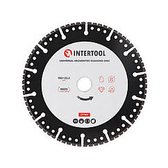 Алмазний диск універсальний сегментний 180*22.2 на кутову шліфувальну машину