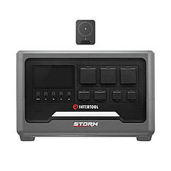 Станція зарядна портативна 2.4 кВт, 2048 Втч, LiFeP04, бездротова зарядка, знімний повербанк