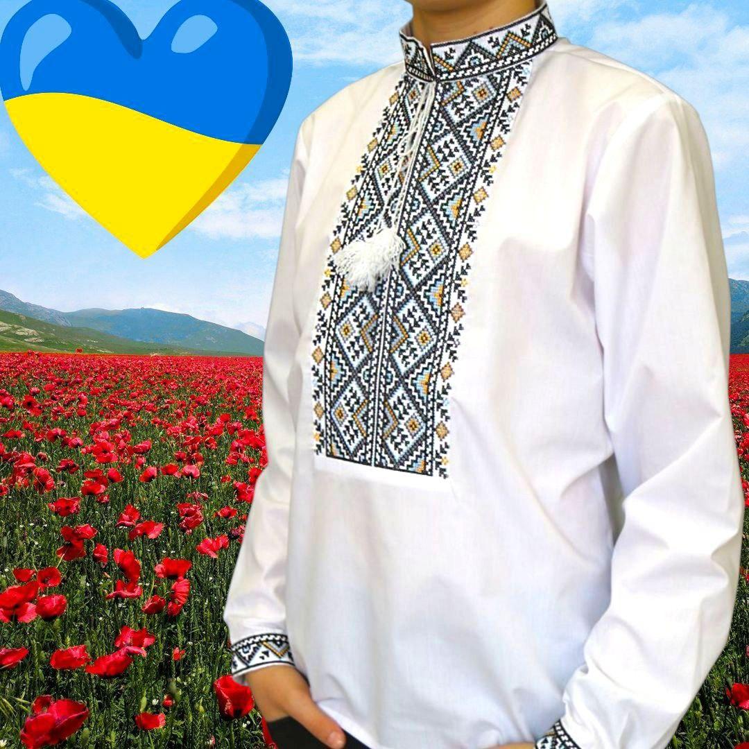 Вишиванка "Темний ліс" для хлопчиків р.152/170; Гурт. Україна, фото 1
