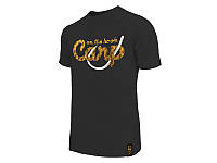 Футболка для рибалки Delphin CARP on the Hook 100% бавовна розмір M оригінальний принт для лову коропа та повсякденного носіння