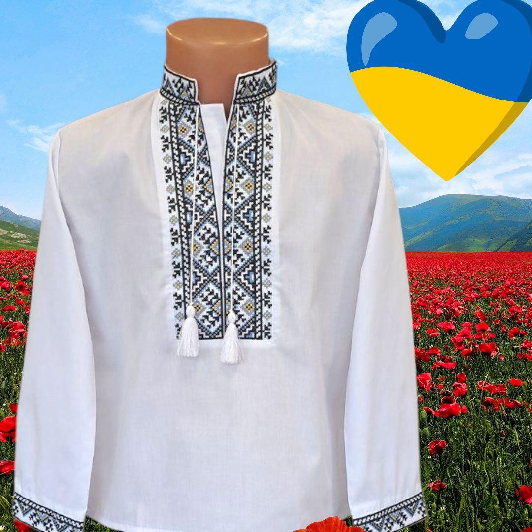Вишиванка "Темний ліс" для хлопчиків 1/5 років; Гурт. Україна, фото 1