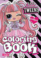 Раскраска ( А4 (21х29 см) 16 страниц, со стикерами) ТМ Идейка, Украина Tweens Ali Dance