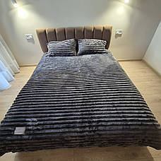 Велюрова постільна білизна Шарпей королівський Півтораспальний, фото 4