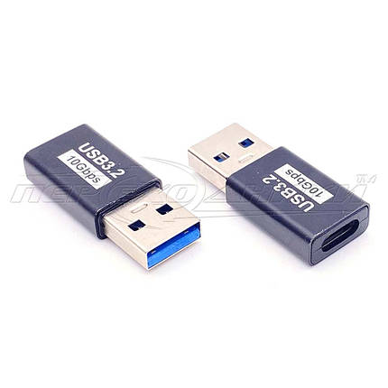 Перехідник USB 3.2 АМ to Type-C Female, фото 1