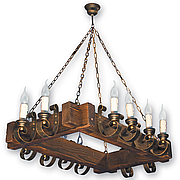 Люстра підвісна 12 свічок Е14 серії Venza 2705212, купити в Києві, Україні, доставка