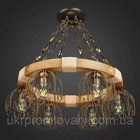 Люстра підвісна Best Lustra DL-130011931е на шість ламп Коричневий/Бронза — купити в Києві, Україні,, фото 1