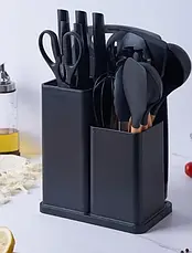 ОЧЕНКА! Набір кухонного приладдя на 19 предметів ZP-107 Чорний (Неповний комплект 3067), фото 3