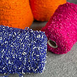 Пряжа напіввовна фантазійна з «козявочками» Stilton Pinori Filati, 565 грамів, фото 3