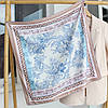 Хустка шовкова двостороння "Аврора" з абстрактим малюнком 205043, фото 3