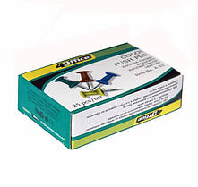 Кнопки-цвяшки 4Office кольорові 25 штук 4-334