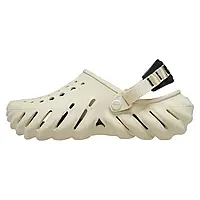 Urbanshop com ua Сандалі Crocs Echo Clog Bone/Black 207937-2Yj (Оригінал) РОЗМІРИ ЗАПИТУЙТЕ