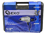 Електричний ударний гайковерт 1/2" + головки Geko G81051, фото 9