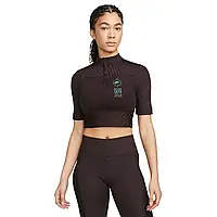 Urbanshop com ua Жіноча Футболка Nike Women Sportwear Top Short-Sleeve Ribbed FJ5253-220 (Оригінал) РОЗМІРИ