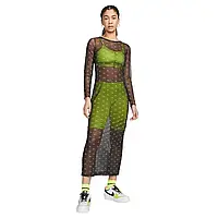 Urbanshop com ua Сукня Nike Women Sportwear Air Aop Mesh Longsleeve Dress DV8249-010 (Оригінал) РОЗМІРИ